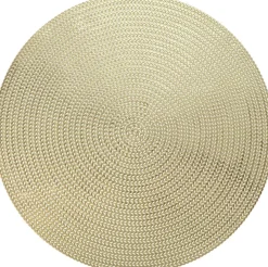 Unique Living placemat Thora goud D 38 cm