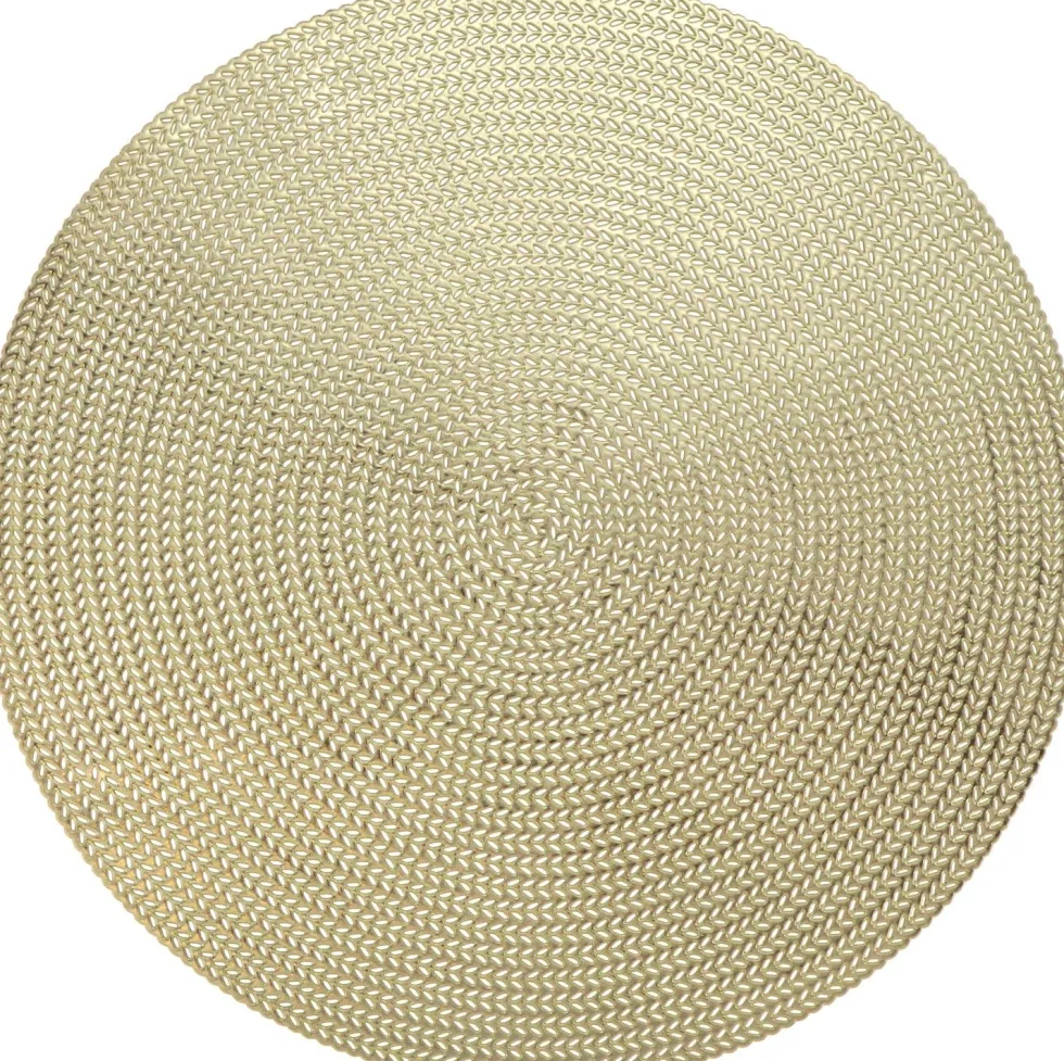 Unique Living placemat Thora goud D 38 cm