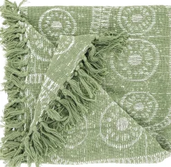 Unique Living plaid Bruni groen 125 x 150 cm