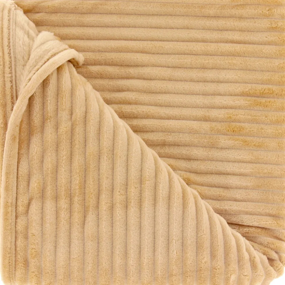 Unique Living plaid Dez beige 150 x 200 cm