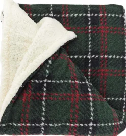 Unique Living plaid Eloise groen 130 x 160 x 10 cm