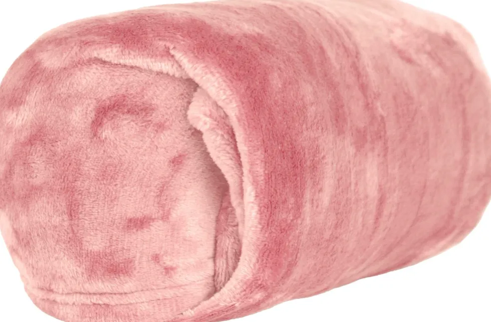 Unique Living plaid Enzo roze 130 x 180 cm
