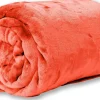 Unique Living plaid Enzo roze 130 x 180 cm
