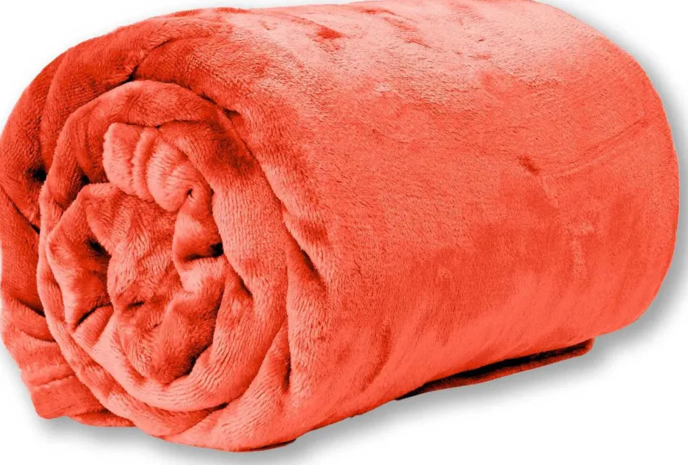Unique Living plaid Enzo roze 130 x 180 cm