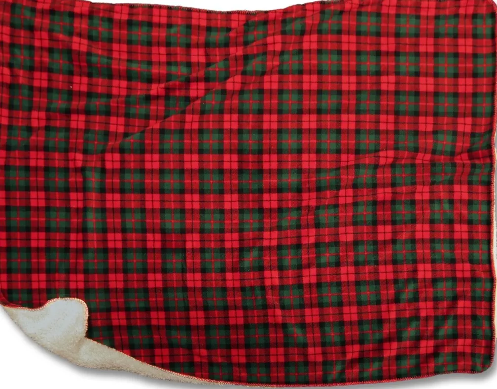 Unique Living plaid Falun rood 130 x 160 cm