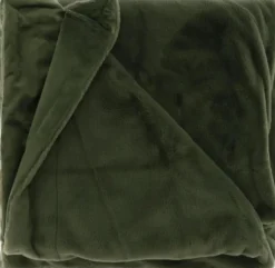 Unique Living plaid Klaas groen 150 x 200 cm