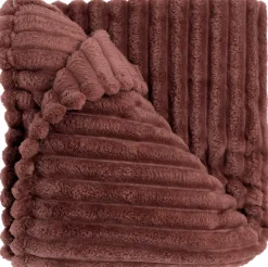 Unique Living plaid Lex warm bruin 150 x 200 cm