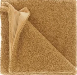 Unique Living plaid Romie beige 150 x 200 cm