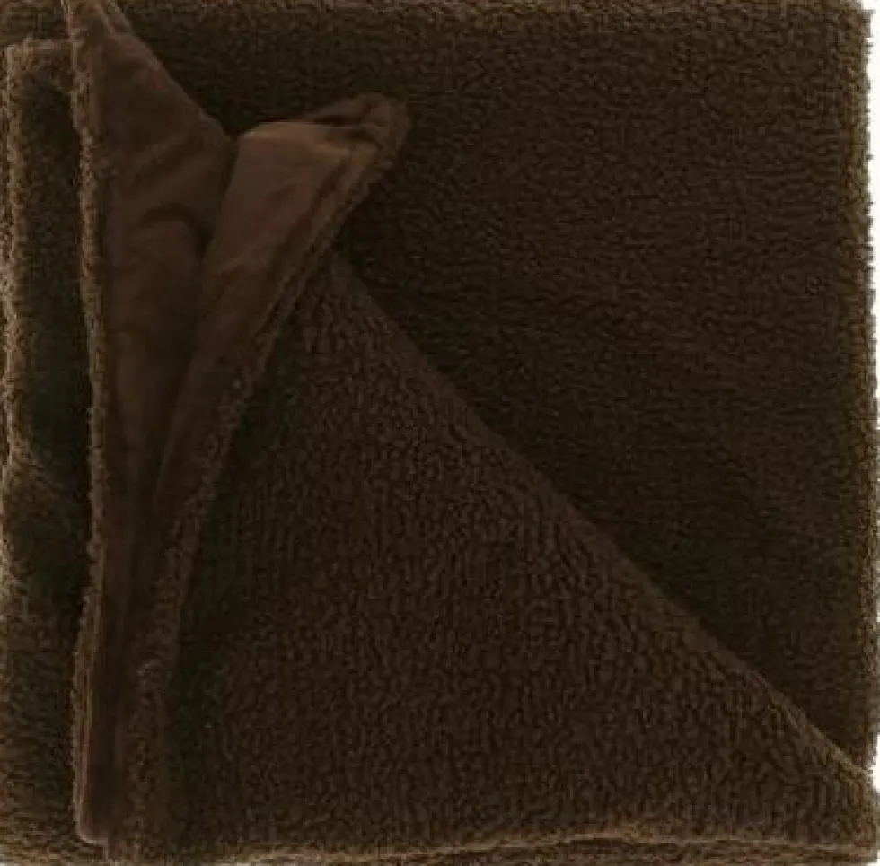 Unique Living plaid Romie bruin 150 x 200 cm
