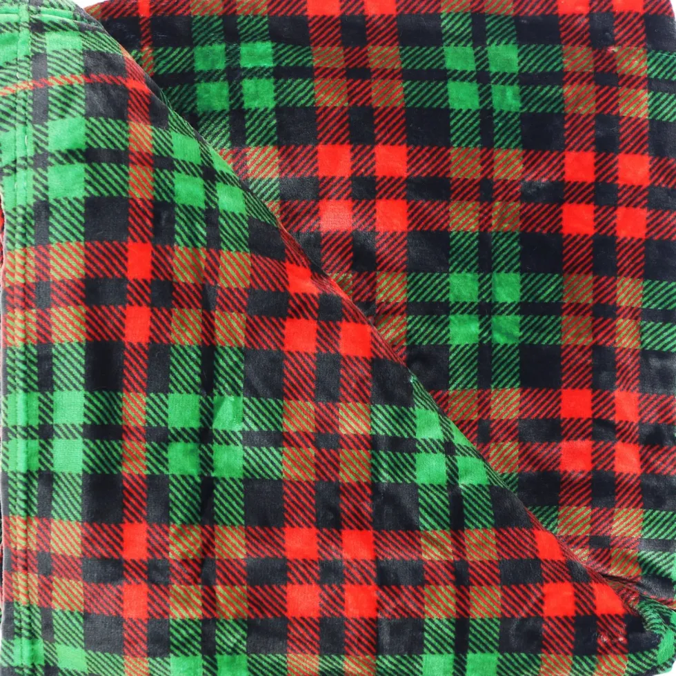 Unique Living plaid Sabas groen 150 x 200 x 10 cm