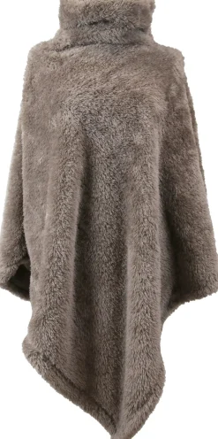 Unique living poncho Dara taupe