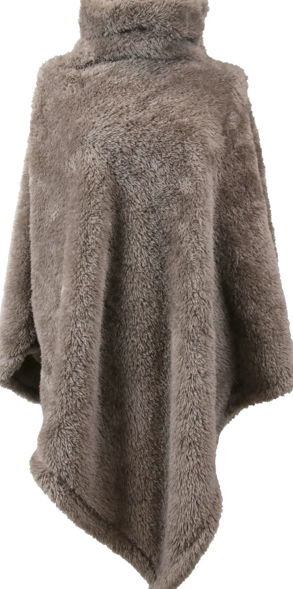 Unique living poncho Dara taupe