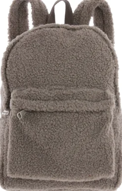 Unique living rugzak Teddy taupe 24 x 8 x 32 cm