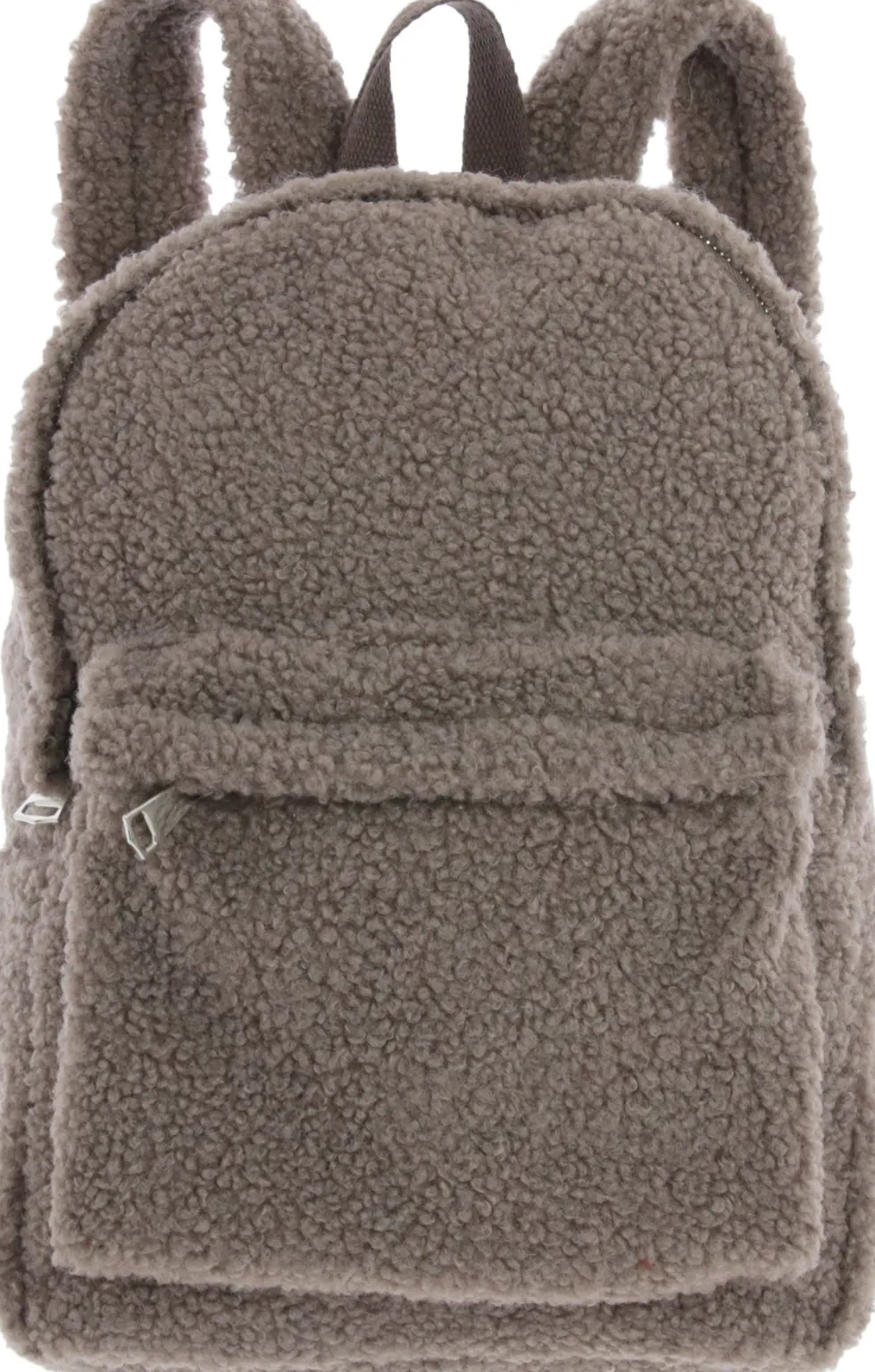 Unique living rugzak Teddy taupe 24 x 8 x 32 cm