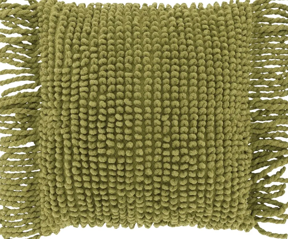 Unique Living sierkussen Libby groen 45 x 45 cm