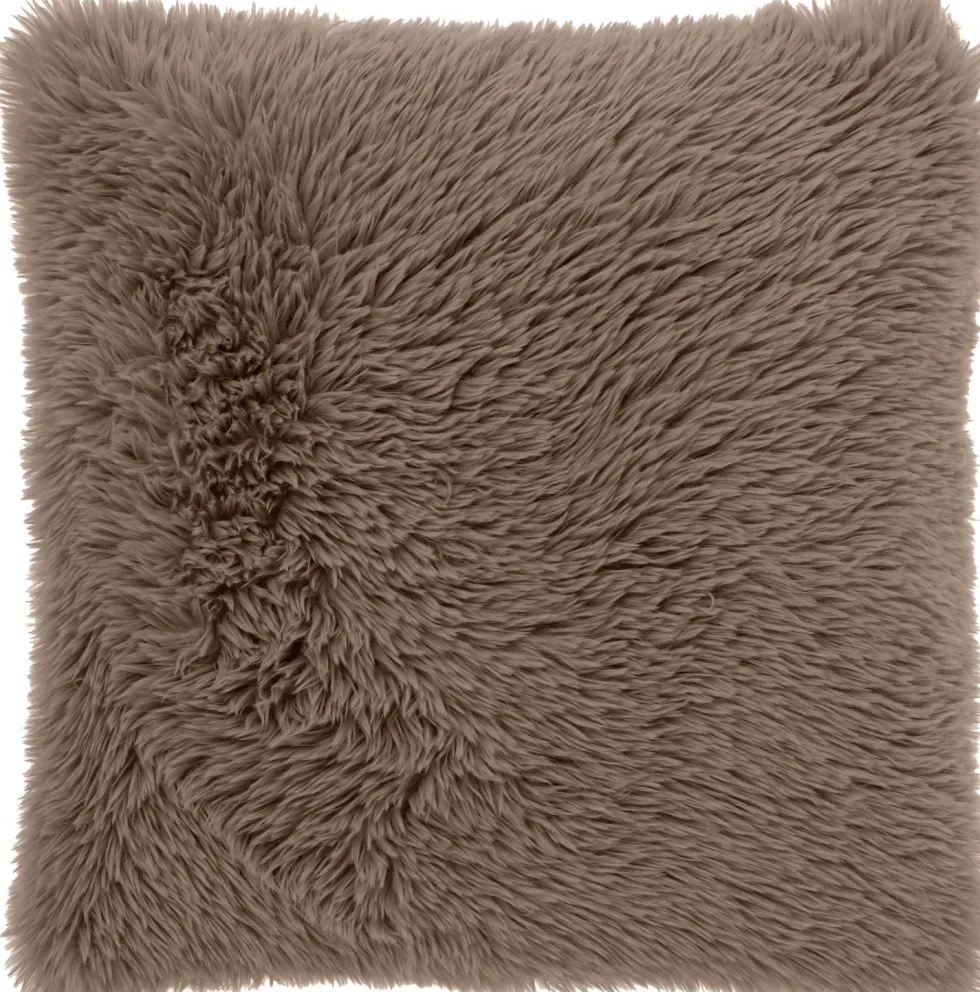 Unique Living sierkussen Mats taupe 45 x 45 cm