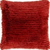 Unique Living sierkussen Max rood 45 x 45 x 10 cm