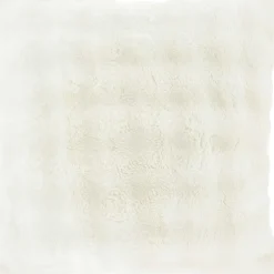 Unique Living sierkussen Tina pluche wit 45 x 45 cm