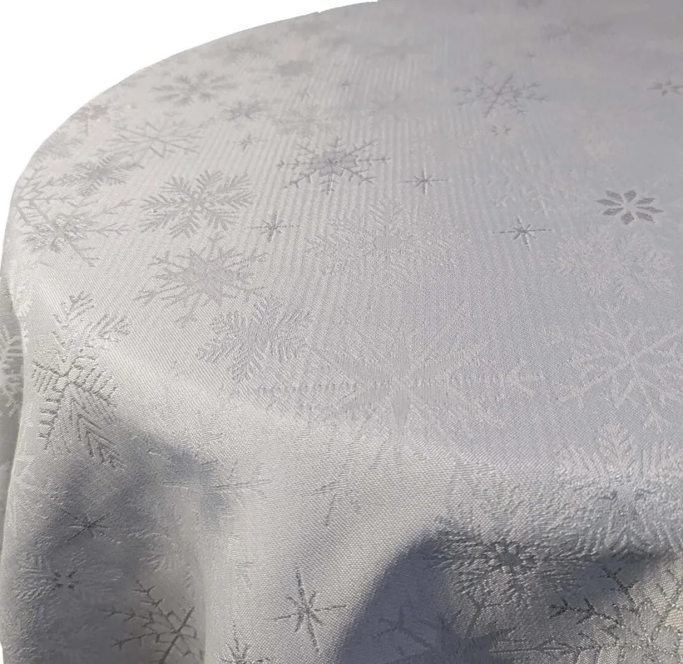 Unique Living tafelkleed Crystal zilver D 160 cm