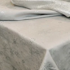 Unique Living tafelkleed Crystal zilver 140 x 200 cm