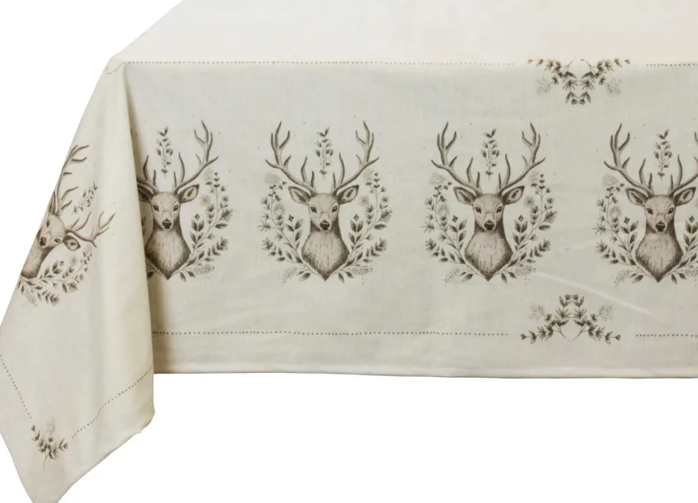 Unique Living tafelkleed Elias goud 145 x 250 cm