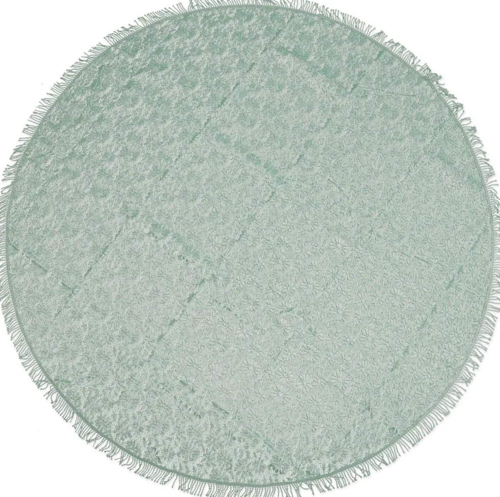 Unique Living tafelkleed foam D 160 cm groen
