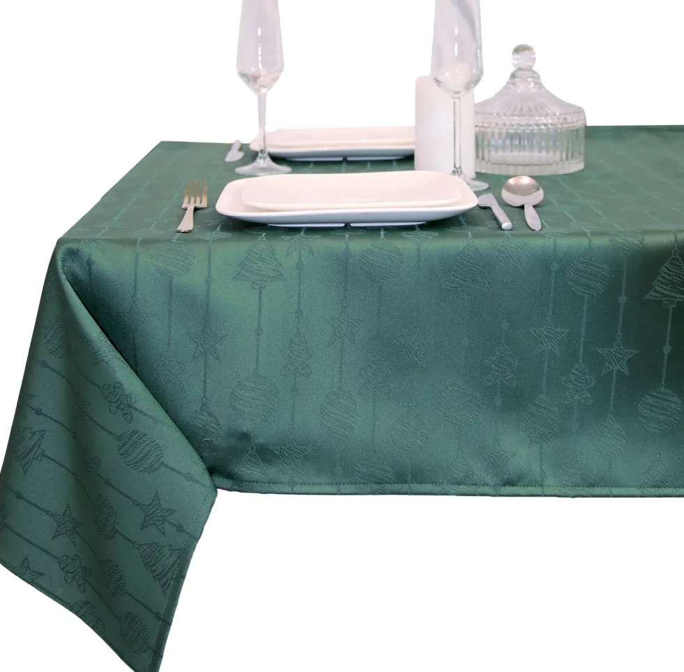 Unique Living tafelkleed Raula groen 145 x 250 cm
