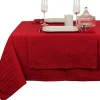 Unique Living tafelkleed Tyra rood 150 x 250 cm