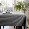 Unique Living tafelkleed Velours grijs 145 x 250 cm