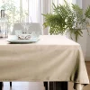 Unique Living tafelkleed Velours wit 145 x 250 cm