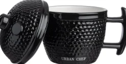 Urban Chef mok Kamado zwart 330 ml