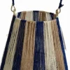 Van der Leeden windlicht Kori blauw / naturel D 26 H 30 cm