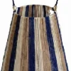 Van der Leeden windlicht Kori blauw / naturel D 35 H 50 cm