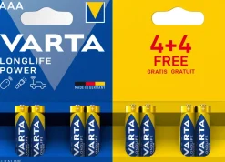 Varta AAA batterij Longlife Power 8 stuks