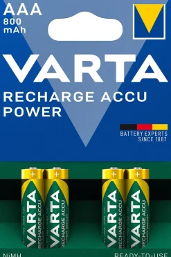 Varta AAA oplaadbare batterij Accu Power 4 stuks