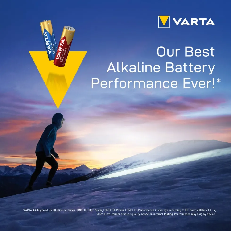 Varta AA batterij Longlife Power 4 stuks