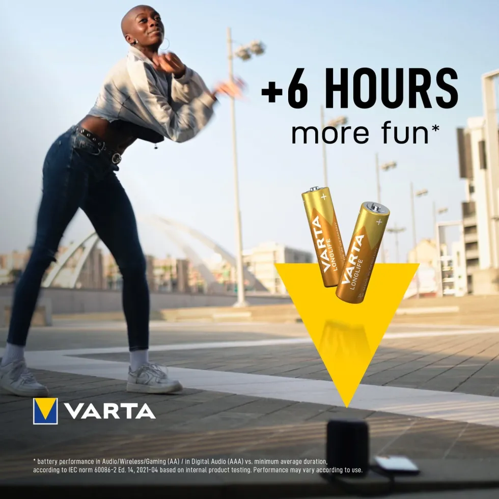 Varta AA batterij LongLife 4 stuks