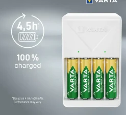 Varta AA oplaadbare batterij oplader Accu Power 4 stuks