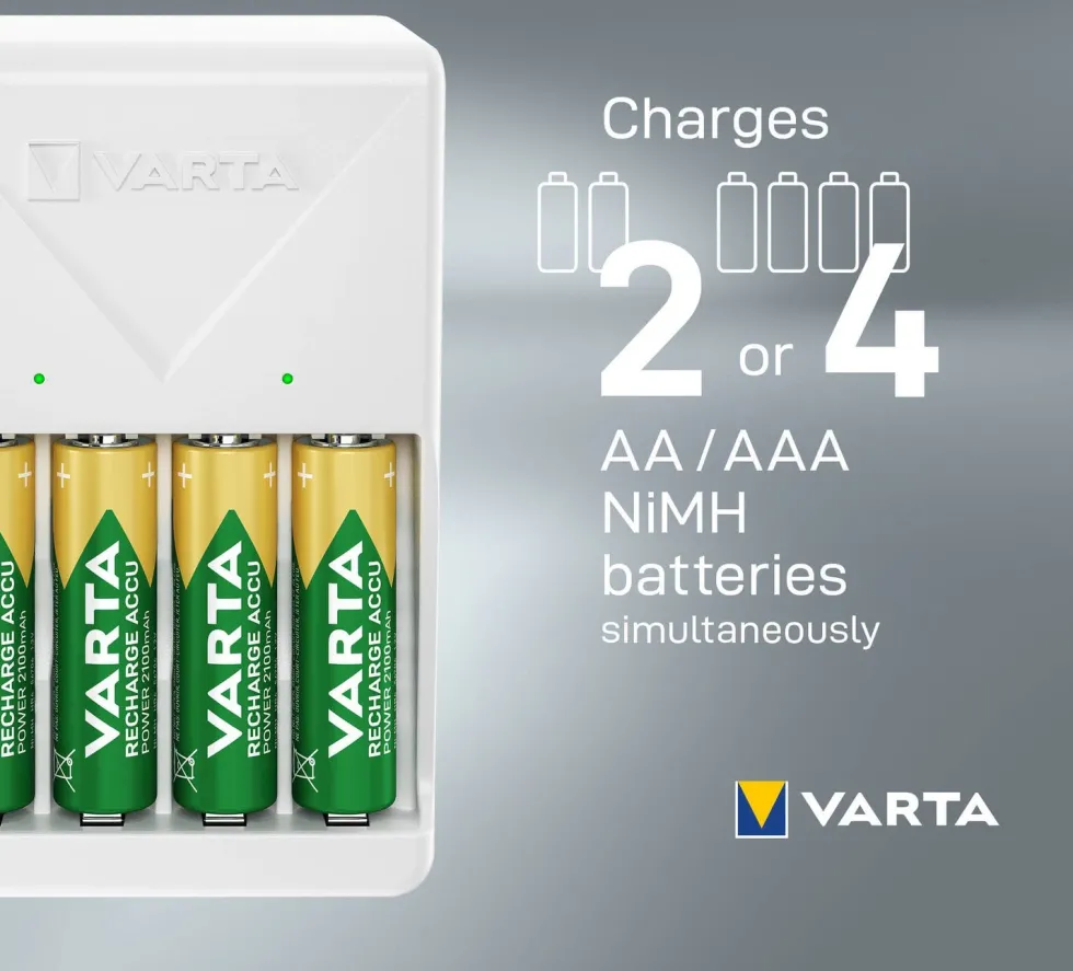 Varta AA oplaadbare batterij oplader Accu Power 4 stuks