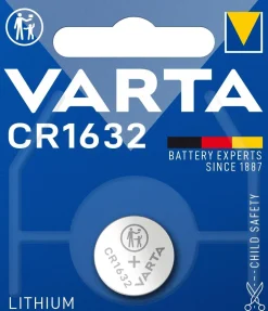 Varta CR1632 knoopcel batterij Lithium 3V 16 x 3,2 mm