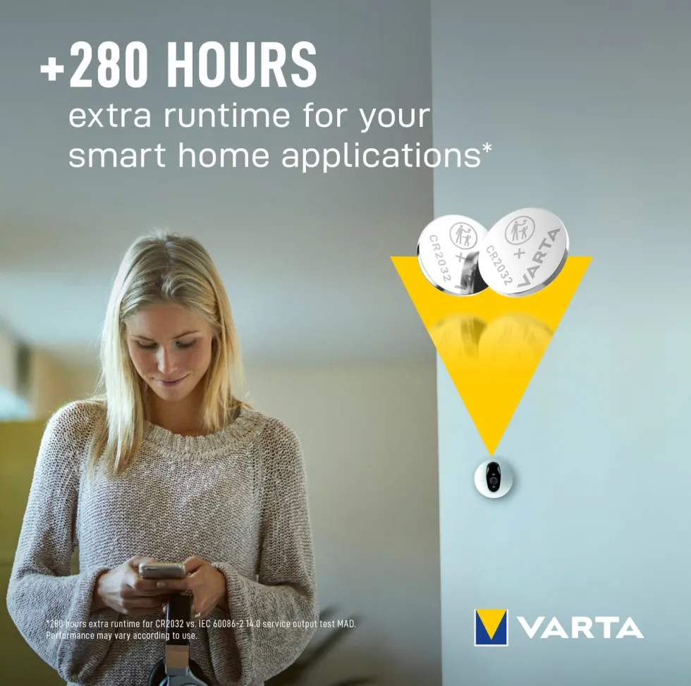 Varta CR2032 knoopcel batterij Lithium 3V
