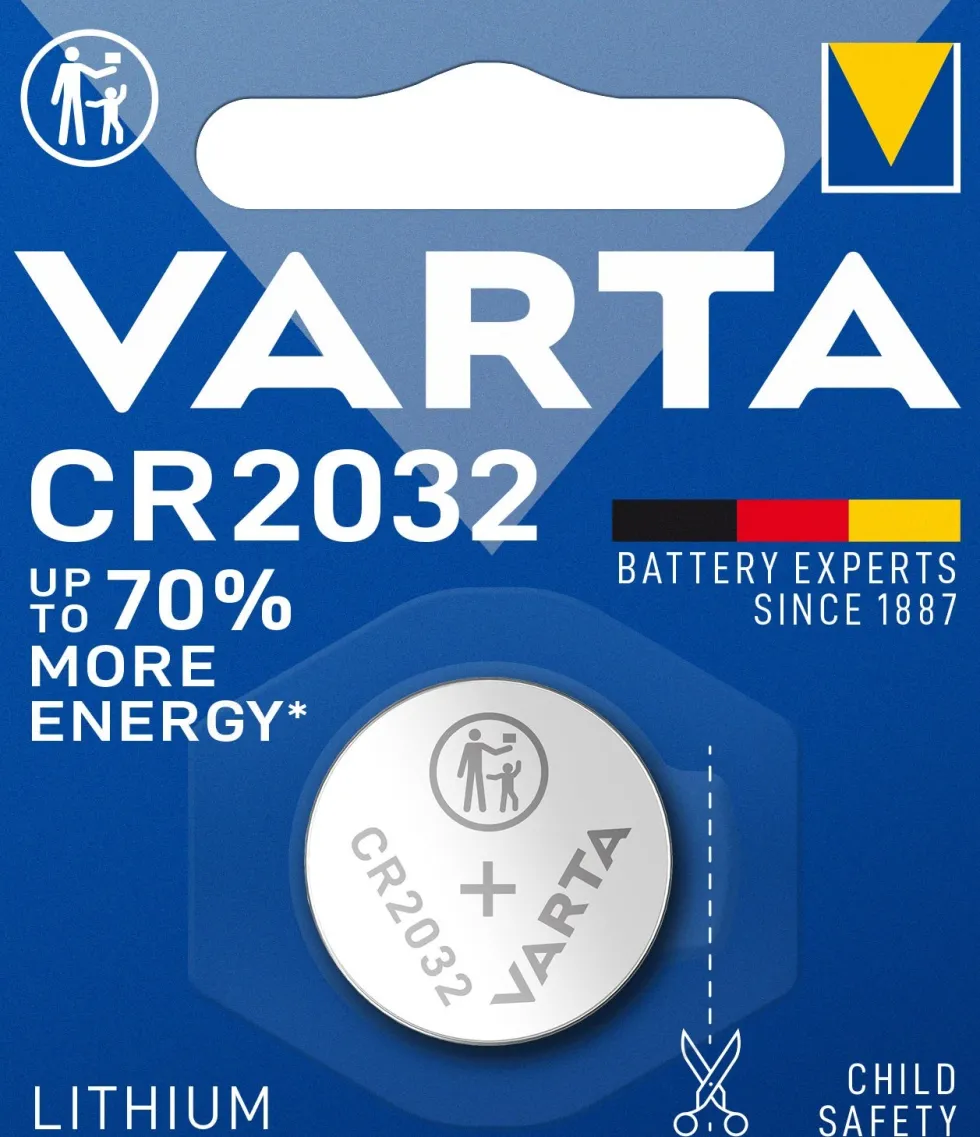 Varta CR2032 knoopcel batterij Lithium 3V