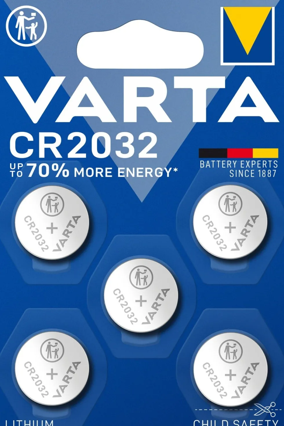Varta CR2032 knoopcel batterij 5 stuks
