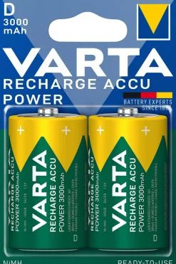 Varta D oplaadbare batterij Accu Power 2 stuks