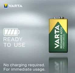 Varta oplaadbare batterij Accu Power 9V