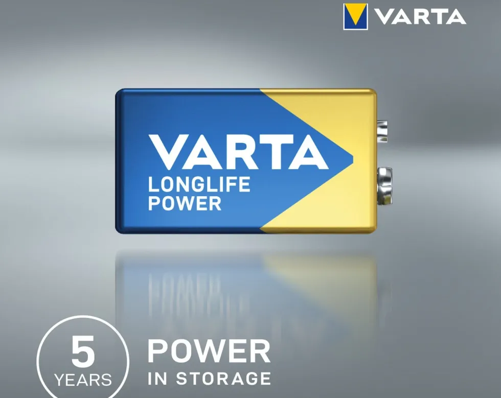 Varta 9V batterij Longlife Power