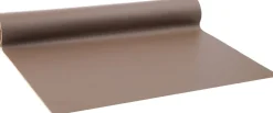 Vivant tafelloper Leather taupe 135 x 33 cm
