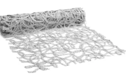 Vivant tafelloper Luxe grandi zilver 250 x 28 cm