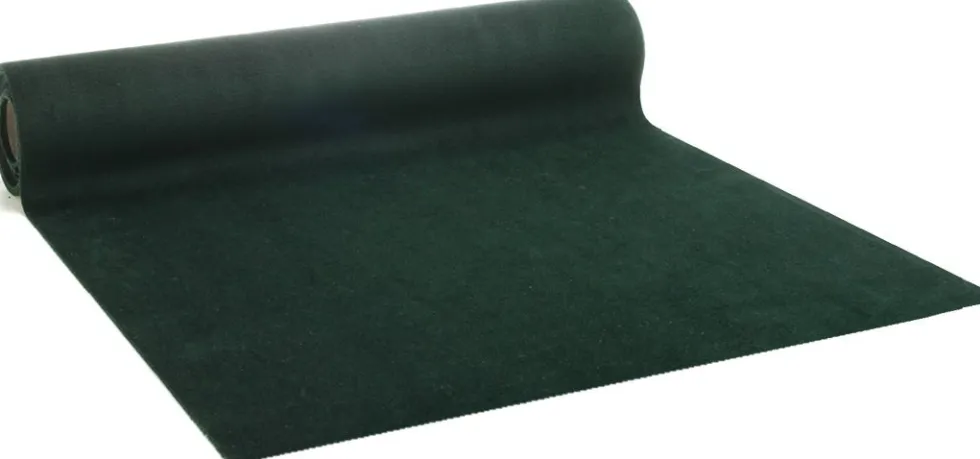 Vivant tafelloper Velvet groen 250 x 28 cm