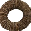 Wanddecoratie krans Mactan naturel D 25 cm